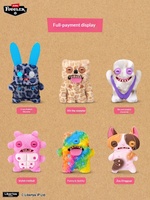 Figurines en peluche Monster Series, monstres dentaires mignons, authentiques et officiels, rembourrage en coton PP, jouets ludiques et tendance