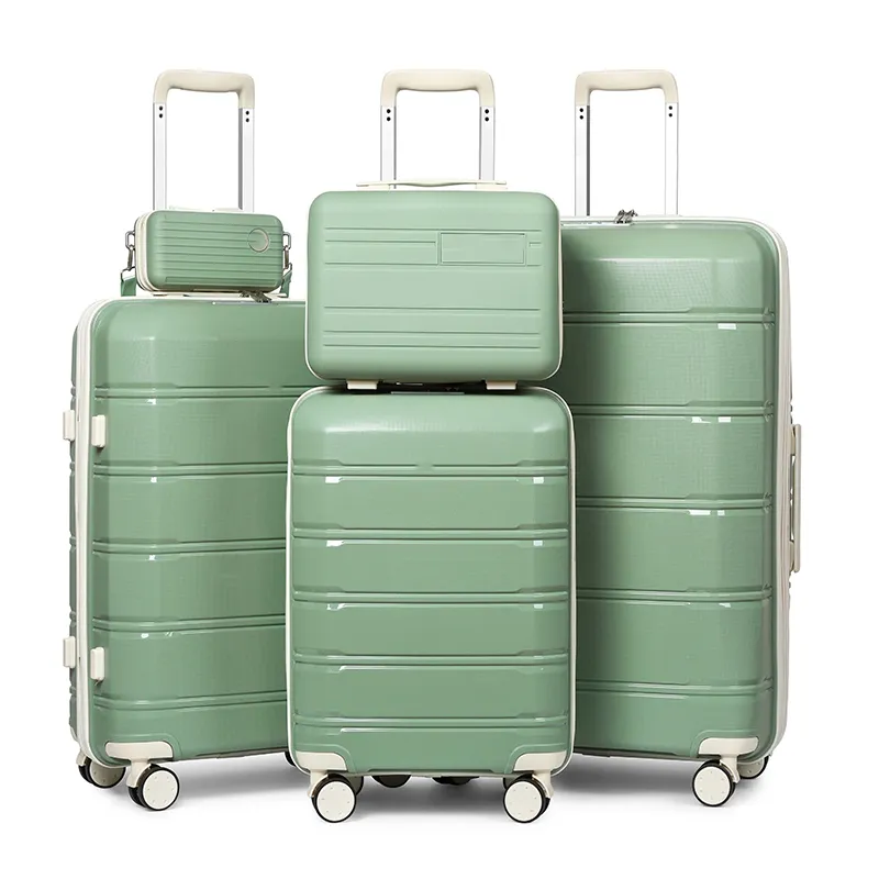 JINYI Unisex Pc Makeup Suitcases Plastic Luggage Replacement Wheels Unique 14 Inch Luggage Trolley Luggage Sets 3 Piece