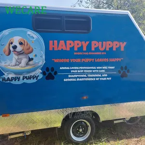 WECARE personnalisé extérieur chat <span class=keywords><strong>chien</strong></span> douche lavage camion Pet Salon toilettage Van Mobile <span class=keywords><strong>chien</strong></span> toilettage remorque avec Machine de nettoyage - Product Image 2
