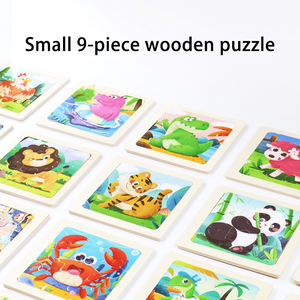 All'ingrosso Custom Mini 9 pz in legno cartone animato dinosauro Puzzle educativo precoce gioco da tavolo Puzzle <span class=keywords><strong>per</strong></span> i bambini <span class=keywords><strong>per</strong></span> le ragazze dei ragazzi - Product Image 2