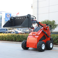 Loader Mini Skid Steer ASV Baru, Backhoe Loader, Bersertifikasi PLC CE EPA, Loader Track Kecil untuk Pekerjaan Pertanian, Kebun, Lansekap, dan Pabrik