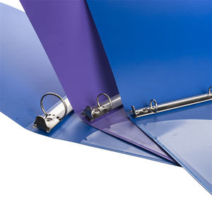 Classeur à 3 anneaux A4 en plastique PP avec tube de stockage de documents en acier inoxydable classeur à <span class=keywords><strong>feuilles</strong></span> mobiles - Product Image 3