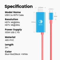Offre Spéciale HD Cast Screen Line Projection Converter Cable pour Switch NS TV Mobile Computer Type-C Notebook