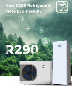 Chauffe-eau à pompe à chaleur air-eau R290 DC Inverter en acier inoxydable pour usage extérieur en salle de bain - Product Image 1