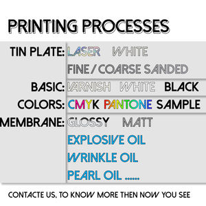 حار بيع جولة فارغة عالية الجودة الغذاء الصف طويل معدن الشاي التعبئة والتغليف علبة من القَصدير - Product Image 4