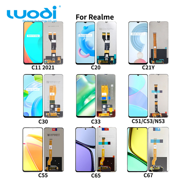 Luodi Mobile LED Display Pantalla Celular for Realme Lcd Touch Screen Replacement