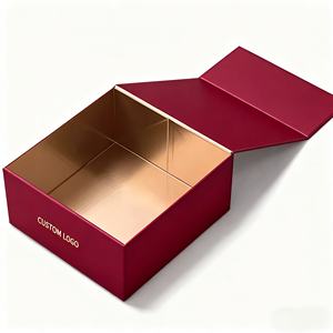 סיטונאי ידידותי למחזר קרטון מתנה תיבת מגנט מבריק למינציה מגנטי להתאמה אישית עבור נר קוסמטיקה - Product Image 3