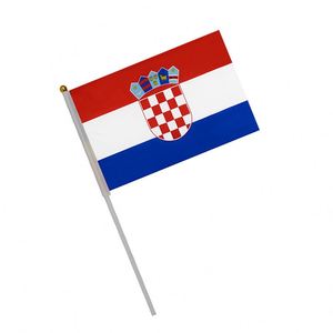 Bandera Nacional de Arabia Saudita para Agitar con la Mano, de Poliéster Duradero, con Impresión Serigráfica, con Asta, para Fútbol, Venta al por Mayor - Product Image 2