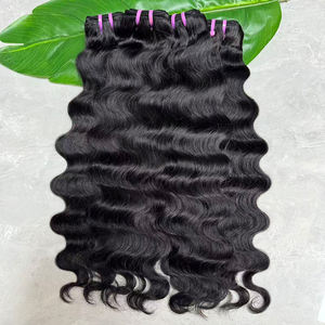 Extensions de cheveux humains de 30, 32, 34, 36, 38, 40, 50 pouces, mèches ondulées vietnamiennes Rauw cambodgiennes, mèches vierges, liste des fournisseurs de cheveux - Product Image 2