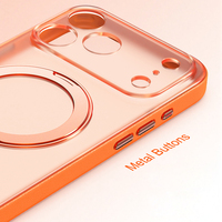 Étui de téléphone en PC rigide pour iPhone 18 Pro Max, coque de téléphone portable magnétique robuste pour iPhone 17 Pro 16 15 LM061