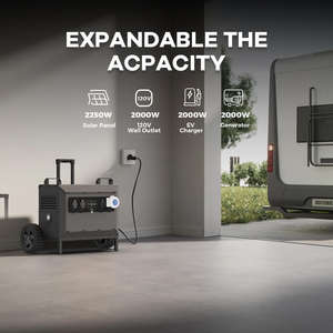 SOUOP Factory Lifepo4 Tragbare Powerstation Sistema de energía 5KW Generador solar 5000W La <span class=keywords><strong>mejor</strong></span> estación de energía portátil para refrigerador - Product Image 3