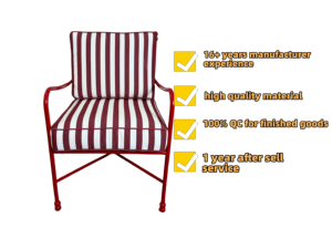 Sedia da Pranzo da Giardino di Alta Qualità, Design Moderno, Leggera, con Braccioli, Impermeabile, Telaio in Acciaio Inossidabile, per Soggiorno - Product Image 4