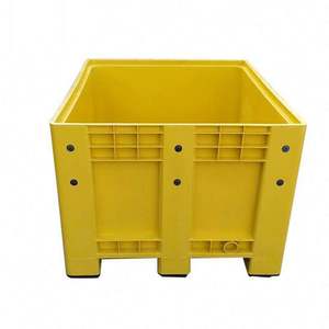 1200*1000*760mm büyük toplu yüksek kapasiteli ağır hizmet tipi palet kutusu plastik çin ucuz fiyat palet rafı meyve kutusu - Product Image 2