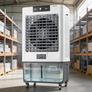 Enfriador de Aire Evaporativo Industrial de 18000 CFM, Ahorro de Energía, 1.5KW, Enfriamiento por Agua para Fábrica, Almacén, Taller, Diseño de Ahorro de Energía - Product Image 2