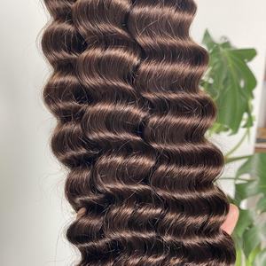 ผมต่อแบบลอนลึกเกรด12A 16-30นิ้วสำหรับผู้หญิงผมมนุษย์บริสุทธิ์ยังไม่ผ่านการทำสารเคมี - Product Image 2