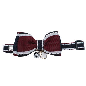 Collar de Entrenamiento para Gatos PUPE, Suave, Ajustable, con Lazo Pequeño, de Pana, Elegante, con Estampado Simple, Cierre de Hebilla Personalizado - Product Image 1