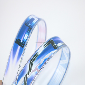 Thắt lưng trong suốt thời trang nam với khóa hợp kim kim loại cổ điển, in PVC - Product Image 3