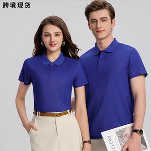 เสื้อโปโลแขนสั้นสีพื้นแบบครอสบอร์เดอร์ เสื้อทำงานแบบกำหนดเองสำหรับองค์กร พร้อมปักโลโก้ - Product Image 3