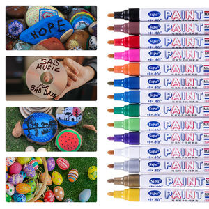 Pennarello Permanente Sipa SP130 per Esterni, <span class=keywords><strong>15</strong></span> Colori, Punta Media 3.0mm, Alta Visibilità, per Qualsiasi Superficie - Product Image 3