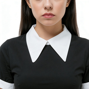 ชุดวันพุธแอดดัมส์สำหรับผู้หญิง ชุดเดรสแขนยาวสีดำคลาสสิกสำหรับงานปาร์ตี้ธีมคอสเพลย์วันฮาโลวีน - Product Image 3