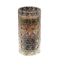 Nouvelles bouteilles en verre de liqueur à motif de pierres précieuses gravées de luxe