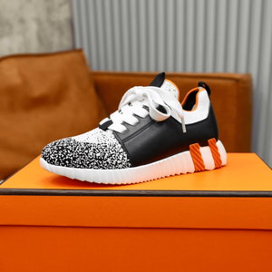 Baskets classiques décontractées pour hommes en cuir souple et durable, avec semelle stable et rebondissante - Product Image 6