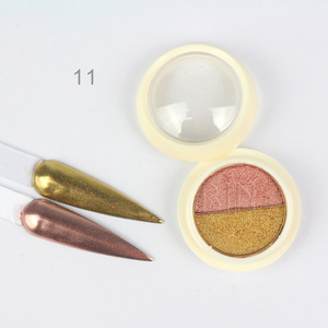 BIN-pigmento de cromo sólido para uñas, polvo comprimido para manicura con efecto espejo mágico Doble - Product Image 3