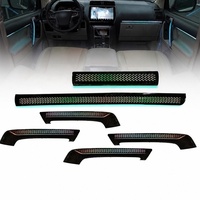 Kit d'éclairage d'ambiance pour voiture, 64 couleurs RGB LED, effet écailles de dragon, pour Toyota Prado 2011-2021, éclairage d'ambiance du toit de la voiture, éclairage d'ambiance des portes de la voiture