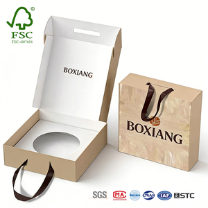 Caja de Embalaje de Cartón con Logotipo Personalizado, Caja de Envío para Sombrero de Vaquero y Gorra de Béisbol, Caja de Sombrero Ecológica para Regalo - Product Image 5