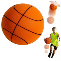 Ballon de basketball silencieux d'intérieur en mousse, anti-bruit, pour l'entraînement à la maison, chambre, enfants, adultes, sûr, rebond doux, jouet sportif