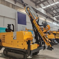 Foreuse rotative haute efficacité de 60 mm avec moteur diesel et système hydraulique, profondeur de forage de 100 m à 2000 m pour l'exploration minière