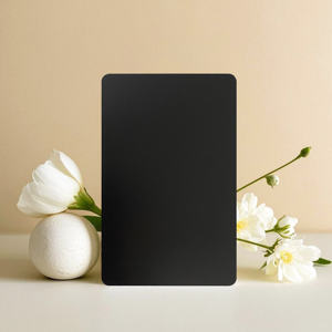 Настраиваемая печатаемая <span class=keywords><strong>NFC</strong></span>-карта черного цвета Ntag213/Ntag215/Ntag216, перезаписываемая матовая черная пустая смарт-карта <span class=keywords><strong>RFID</strong></span> для использования в отелях - Product Image 5