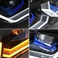 Nouvel ensemble de phares LED bicolores Ikon DRL 12V 25W 4000 Lm 4000K Plug & Play, ajustement universel pour Série 3 E92/E93 2006-2010