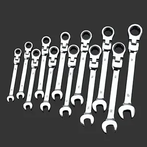 5/7/12 pieces of hand tools Universal ratchet wrench set key torque wrench car repair to household tool set