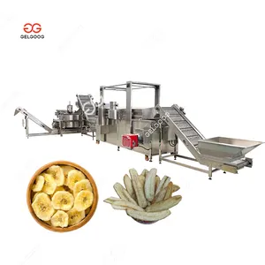Gelgoog Automatic 300kg/h Whole Banana Chips Processing Plant Machines To Start New Business