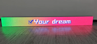 Écran LED couleur intérieur KENSUN P2 960x160mm, bande de texte défilante électronique, écran publicitaire à cadre étroit