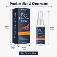 Spray de Soin Articulaire Graci pour Animaux 60ml – Formule Naturelle et Sûre pour Soulager les Douleurs Articulaires et Osseuses des Chiens et Chats – Brume Apaisante – Vente en Gros OEM ODM