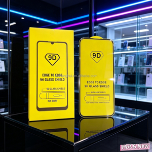 ฟิล์มกระจกนิรภัยแบบเต็มจอ 9D  กาวเต็มแผ่น  มีสินค้าจำนวนมาก ราคาประหยัด  ป้องกันรอยนิ้วมือ สำหรับ Samsung <span class=keywords><strong>A10</strong></span>, A11, A12 - Product Image 5
