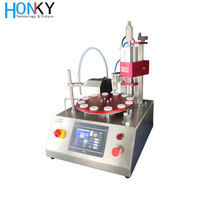 Máquina Semiautomática de Llenado y Tapado de Aceites Esenciales de 10 ml, Función de Prensado al Vacío, para Botellas de Plástico de Líquidos Cosméticos