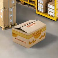 Boîte à surprise en carton ondulé robuste personnalisée avec gaufrage, design pliable recyclable pour emballage cadeau