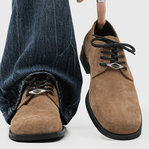 Chaussures Derby Décontractées Noires à Lacets pour Hommes 2026 – Style Rétro Britannique Sophistiqué – Chaussures de Ville de Luxe de Créateur - Product Image 4