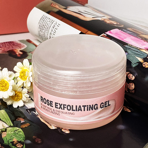 Gommage exfoliant pour le corps et le visage de marque privée Oem Gel crème Hydrate en douceur Nettoyant pour le visage <span class=keywords><strong>Rose</strong></span> Jelly B - Product Image 1