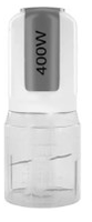Goedkope, draagbare voedselmaker, mixer, processor met plastic kommen, babyvoedselblender, fruit-, vlees- en groentehakker.