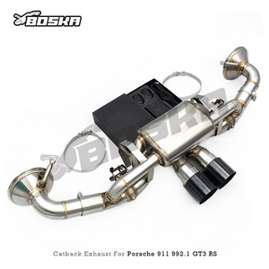 Échappement Catback d'usine pour Porsche 911 992/992.1/992.2 GT3 RS 4.0L 2017-2023 Boska OEM Valve Exhaust Muffler - Product Image 2