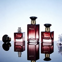 Emballage de flacon de parfum de luxe OEM ODM, 30 ml, 50 ml, 100 ml, flacon carré en verre vide avec vaporisateur à pompe
