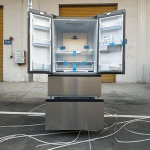 Réfrigérateur quatre portes de style français avec distributeur d'eau, sans givre, grande capacité, écoénergétique, intelligent pour la maison, design sans givre - Product Image 3