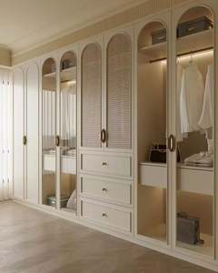 Armoire pliable de luxe au design européen moderne, taille personnalisée, haute qualité, dressing pour la maison, chambre à coucher - Product Image 6