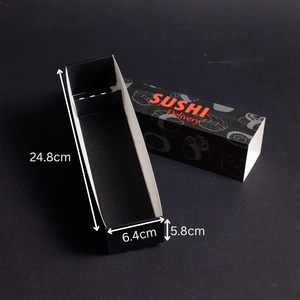 IMEE, venta al por mayor, Sushi fiambrera para llevar con divisor, comida rápida personalizada, desayuno, almuerzo, caja para llevar, gran oferta, caja de papel para Sushi - Product Image 5