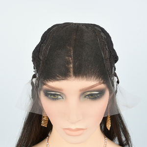 Precio al por mayor Peluca judía europea de cabello humano virgen sin procesar con cutícula alineada, color marrón oscuro, sin pegamento, con encaje frontal para mujer - Product Image 4