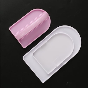 Grattoir à crème en plastique pour gâteaux, outil de lissage de la pâte à sucre, vente chaude - Product Image 5